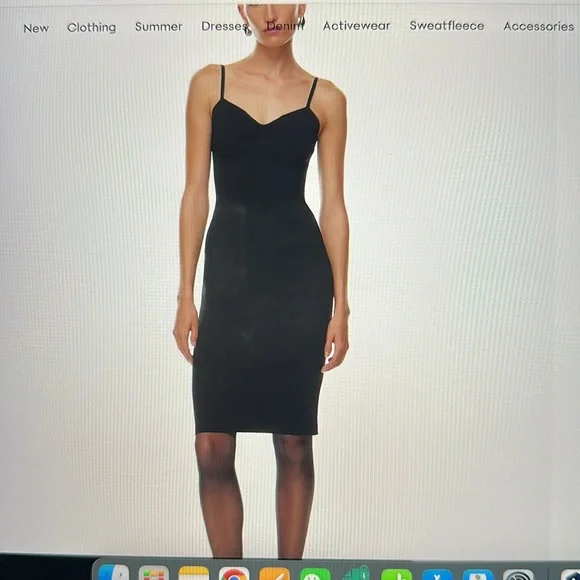 Aritzia Black Mini Dress - Picture 7 of 9